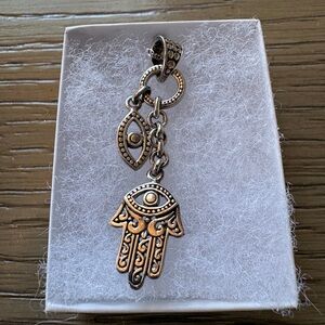 Sterling silver evil eye necklace